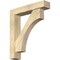 Ekena Millwork Westlake Block Rough Sawn Bracket w/ Offset Brace, Douglas Fir, 6"W x 28"D x 32"H BKT0604X28X32WTL05RDF - alternate 1